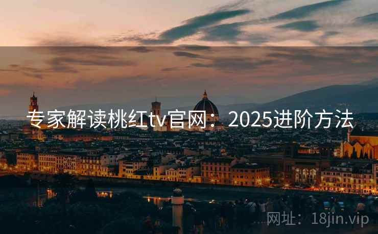 专家解读桃红tv官网:2025进阶方法